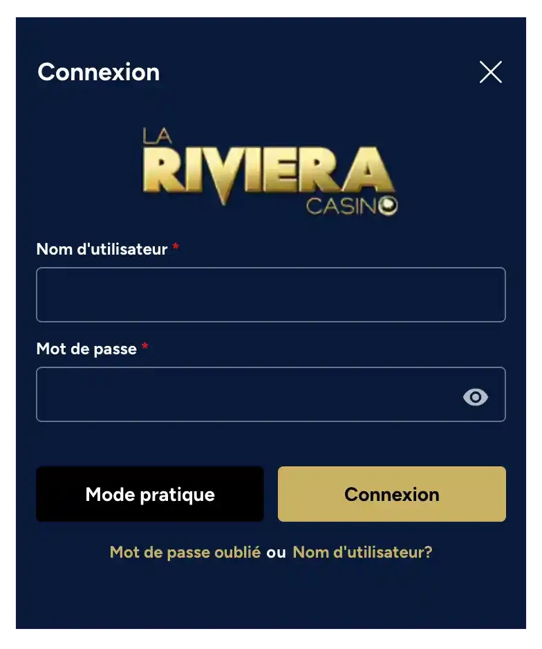 Connexion La Riviera